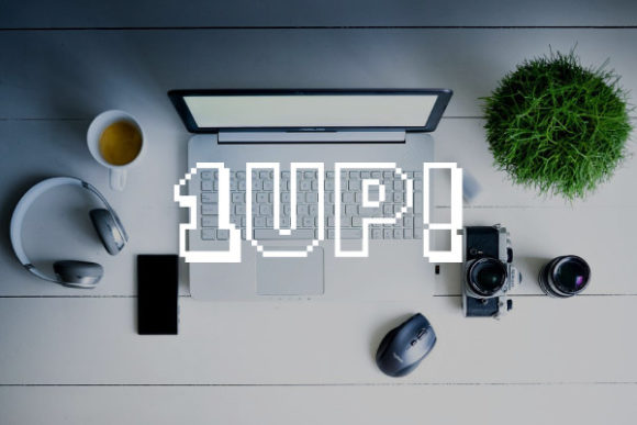 1Up: A Futuristic Display Font for Modern Editorial Design