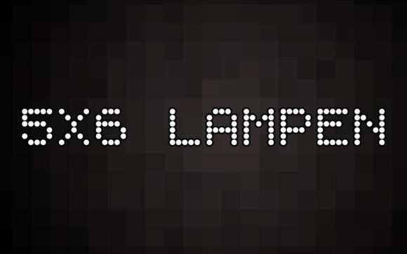 5x6 Lampen Font: A Dotted Display Typeface for Crafty Creations