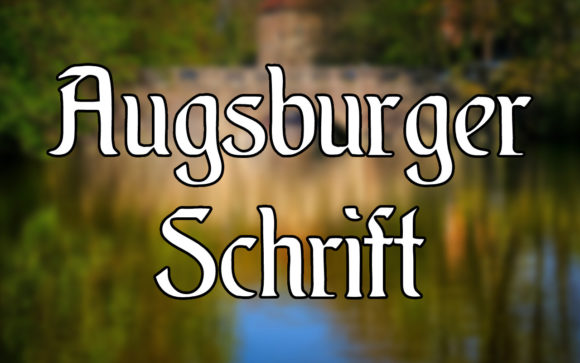 Augsburger Schrift: A Vintage Display Font for Bold Branding Projects