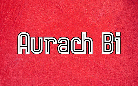 Aurach Bi: A Retro Display Font That Elevates Campaign Visuals