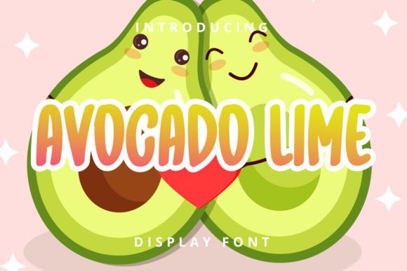Avocado Lime: A Playful Display Font for Scroll-Stopping Marketing Designs