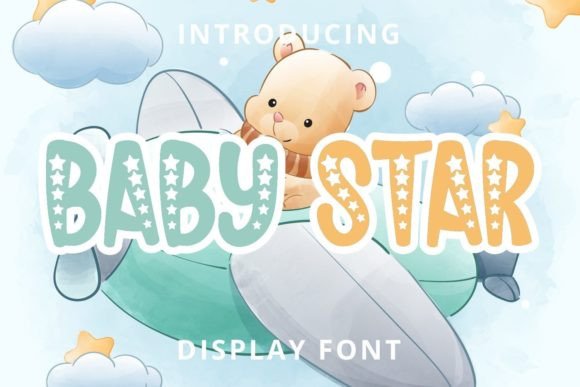 Baby Star: A Playful Display Font for Editorial Design and Digital Publishing