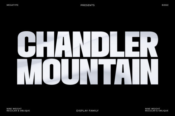Chandler Mountain: Elevating Web Design with a Bold Display Font