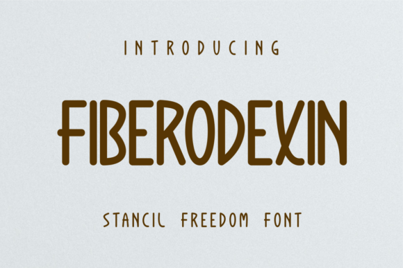 Fiberodexin: A Bold Typeface for High-Energy Editorial Design