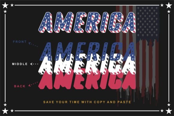 Freedom USA: A Patriotic Display Font for Bold Digital Branding