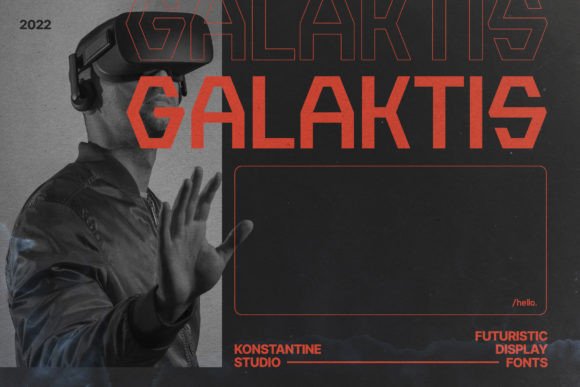 Galaktis: A Futuristic Display Font for Bold Digital Branding
