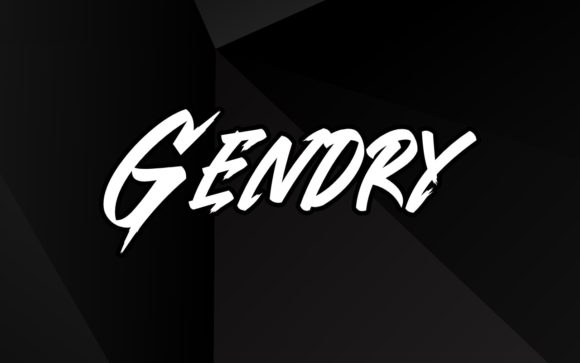 Gendry: A Brushed Display Font for Creative Editorial Design