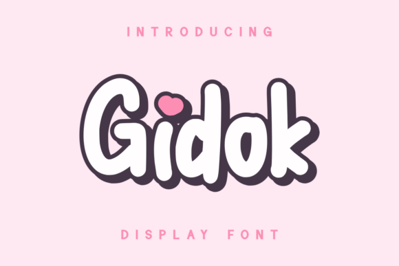 Gidok: A Playful Display Font That Elevates Brand Identity