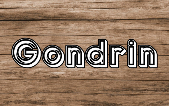 Gondrin: A Futuristic Display Font for Modern Editorial Design