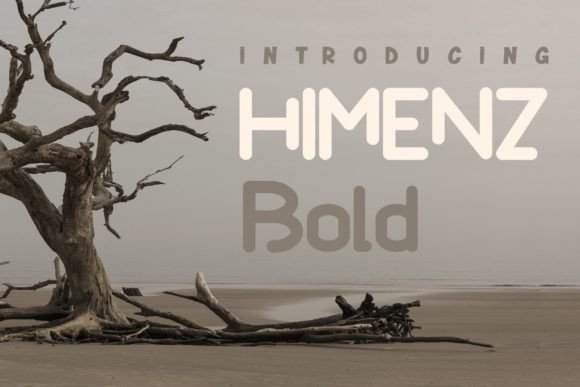 Himenz: A Rounded Display Font That Brings Handmade Charm to Life