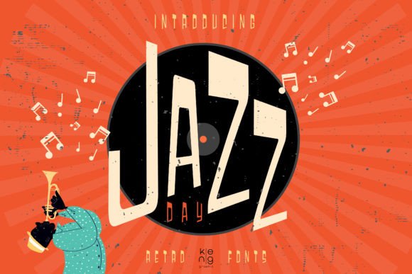 Jazz Day: A Bold Display Font for Web Designers and Digital Creators