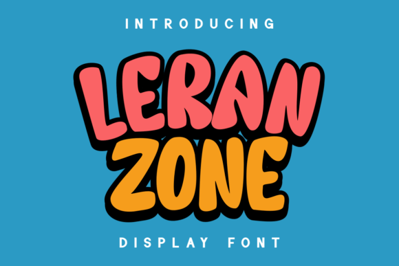Leran Zone: A Joyful Display Font for Handmade Makers and Creative Sellers