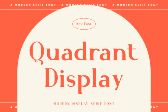 Quadrant Display: A Bold Choice for Modern Web Typography