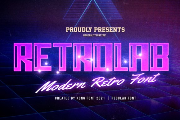 Retro Lab: A Playful Font That Elevates Small Business Branding