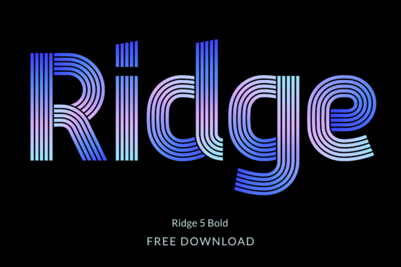 Ridge 5 Bold: A Stylish Display Font for Elegant Editorial Design