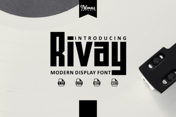 Rivay: A Bold Display Font for Modern Editorial Design