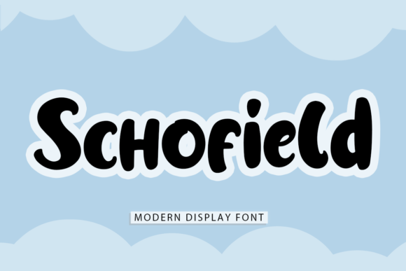 Schofield: A Playful Display Font for Lively Editorial Designs